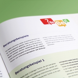 Innenseiten der Broschüre für BeBeE